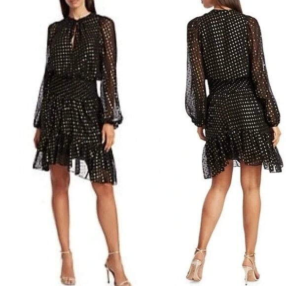 A.L.C. Dresses & Skirts - A.L.C. Sidney Metallic Dot Dress